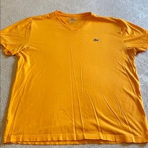 Men’s Lacoste vneck T-shirt size 6 (XL)